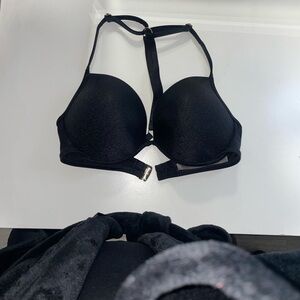 Victoria's Secret Black Halter bathing suit  Bra